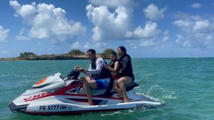 Family on a Jet Ski
