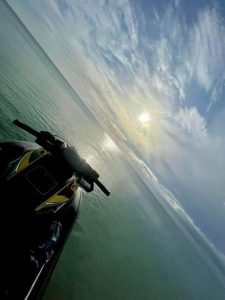 Nice sunset view photo