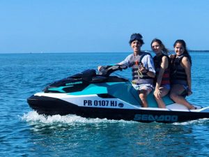 3 People in a Jet Ski